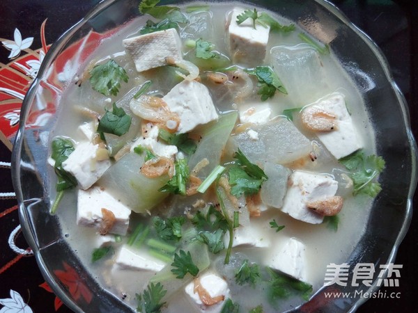 冬瓜豆腐虾皮汤