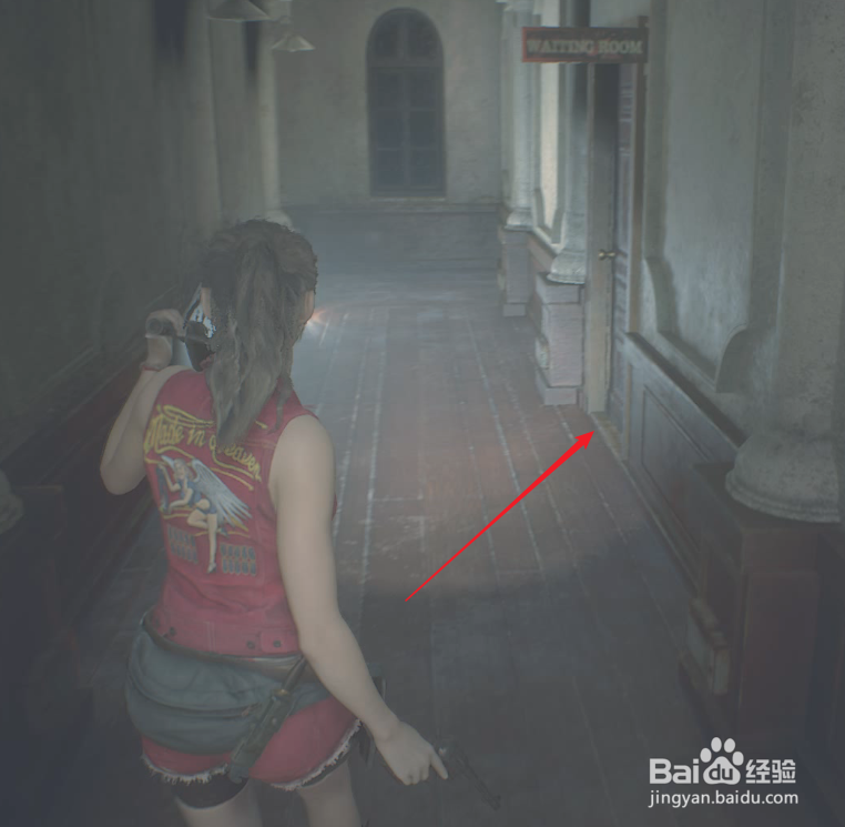 生化2重制版克莱尔里关攻略12:前往东侧美术室