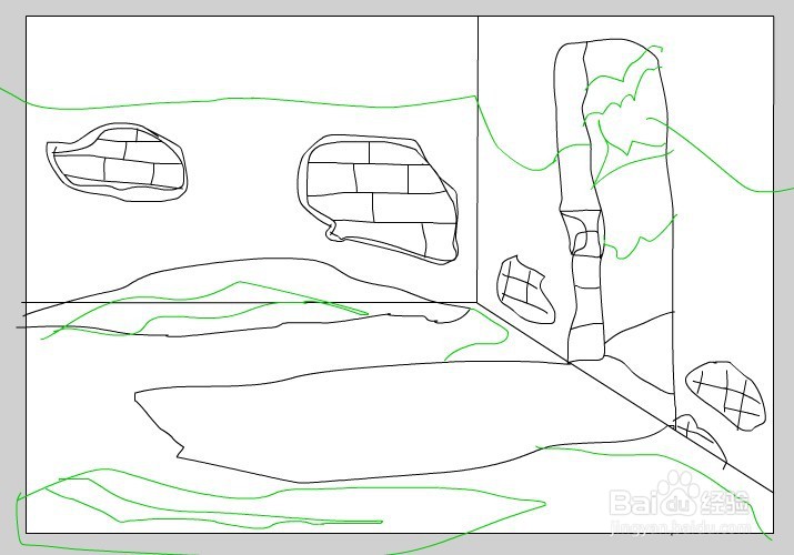 flash绘制卡通室内房子的场景