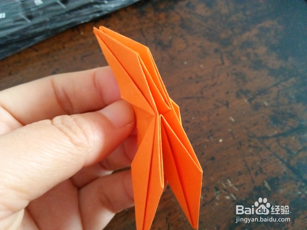 花草系列之十字形装饰花怎么折