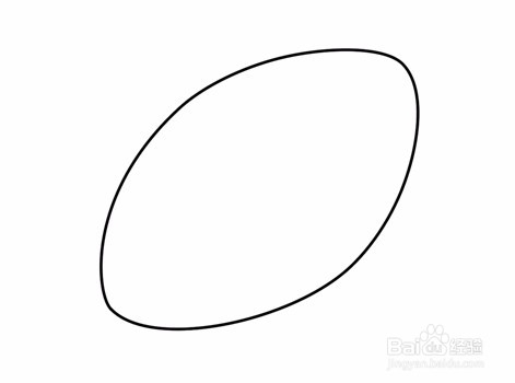 简笔画--如何画橄榄球