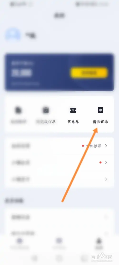 洋钱罐如何查看借款记录