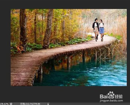 photoshop如何将抠图颜色和背景的颜色一致