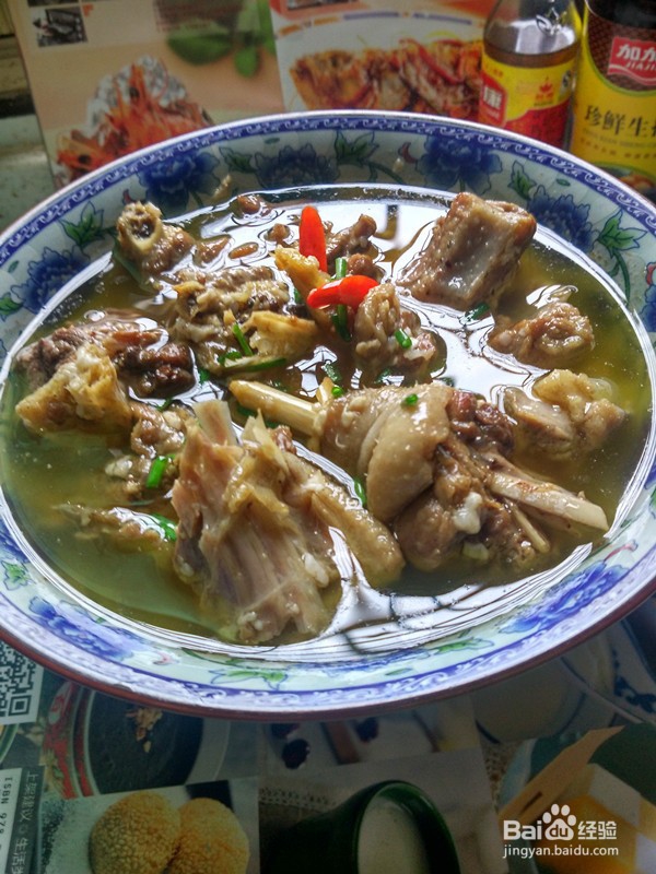 甜酒糟蒸老鸭的步骤