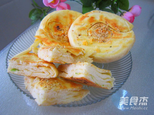 家常版芝麻葱花油酥饼