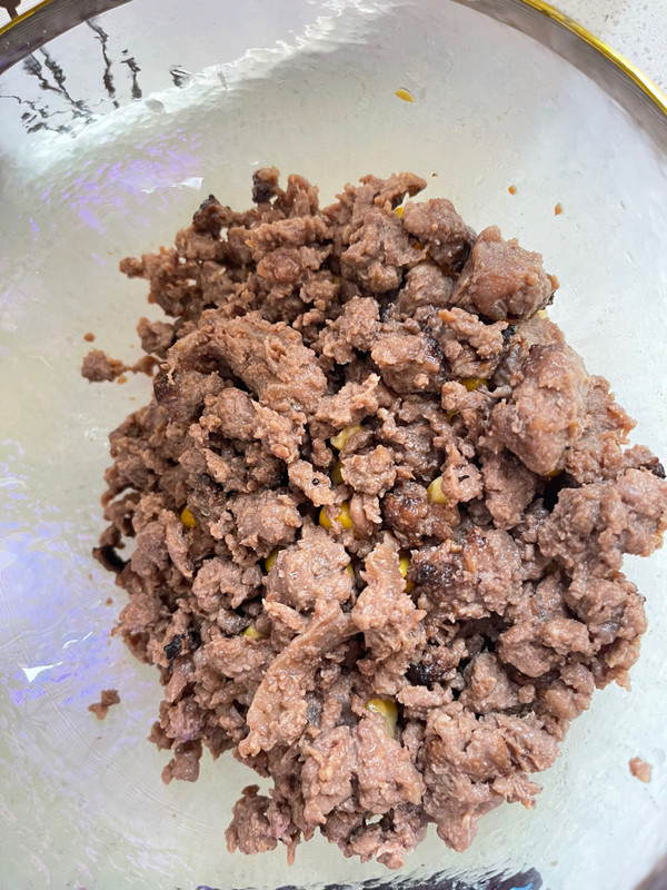 低脂无油牛肉豆腐炒饭