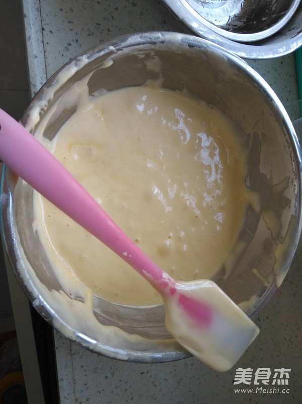 肉臊蒸蛋糕的做法