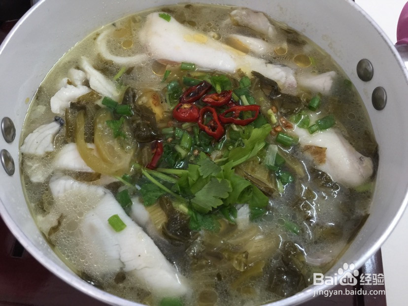 酸菜鱼的做法