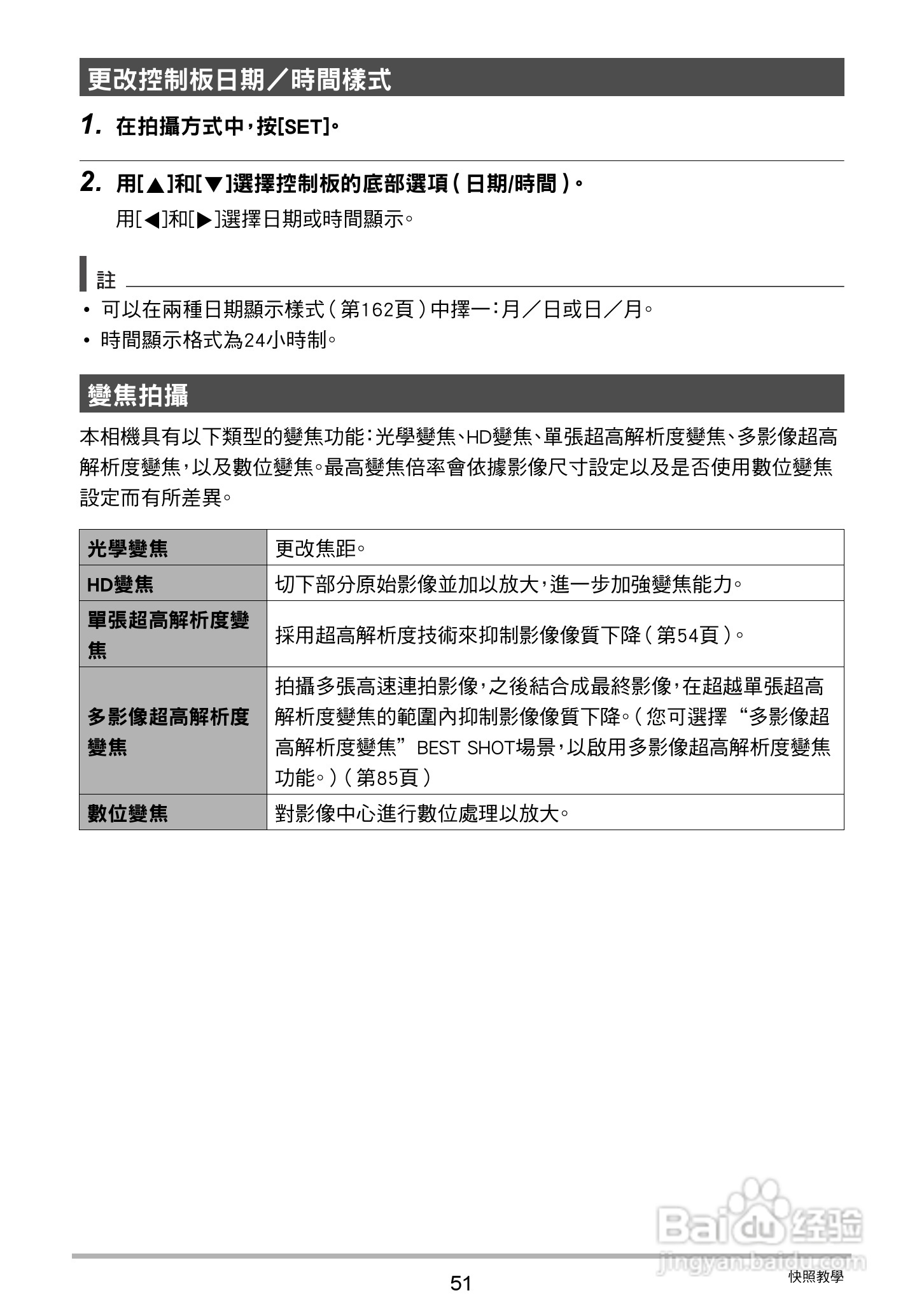 卡西欧EX-ZR20数码相机使用说明书:[6]