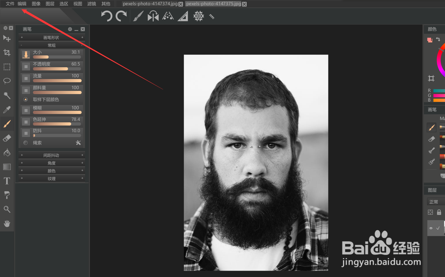 paintstorm如何启用面板动画功能？