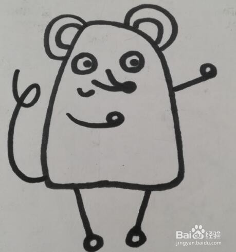 小老鼠的画法 小老鼠的简笔画