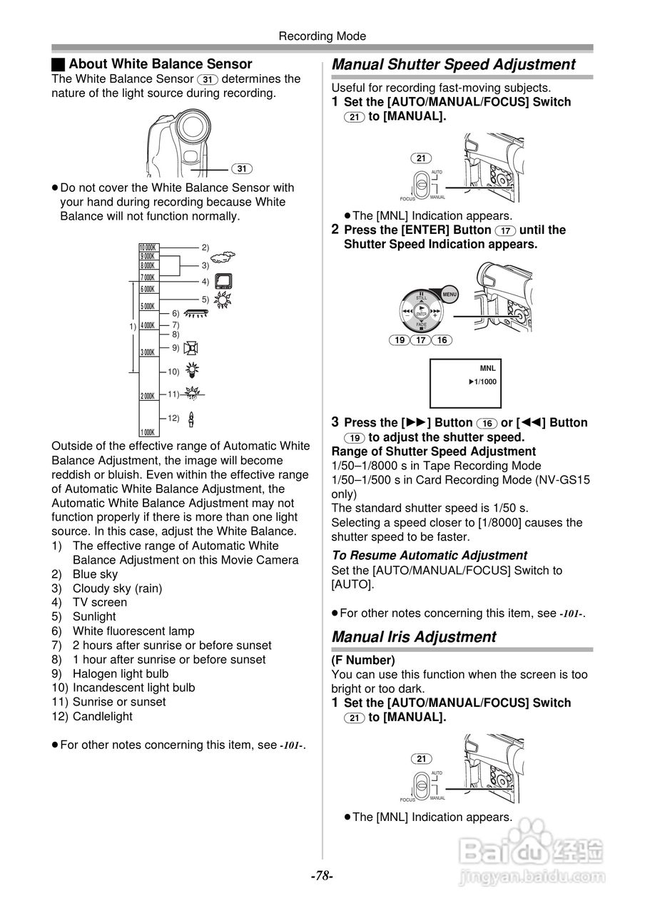 Panasonic数码摄像机NV-GS11GC/GK NV-GS15GC/GK使用说:[8]