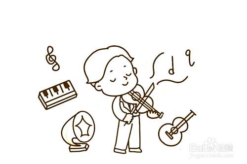 音乐家的画法
