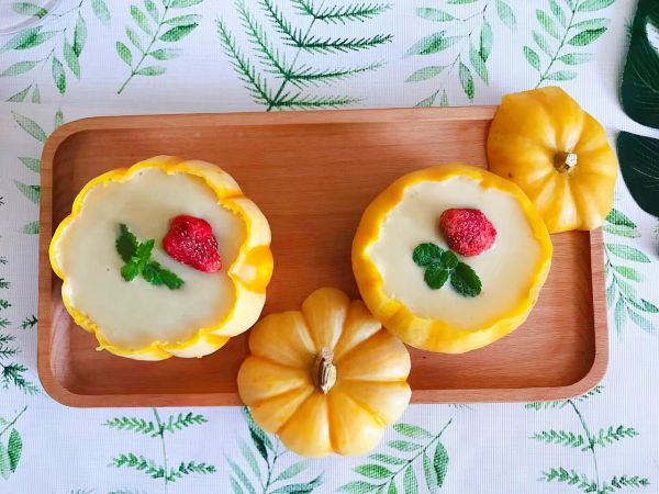 奶香金瓜燕麦糊