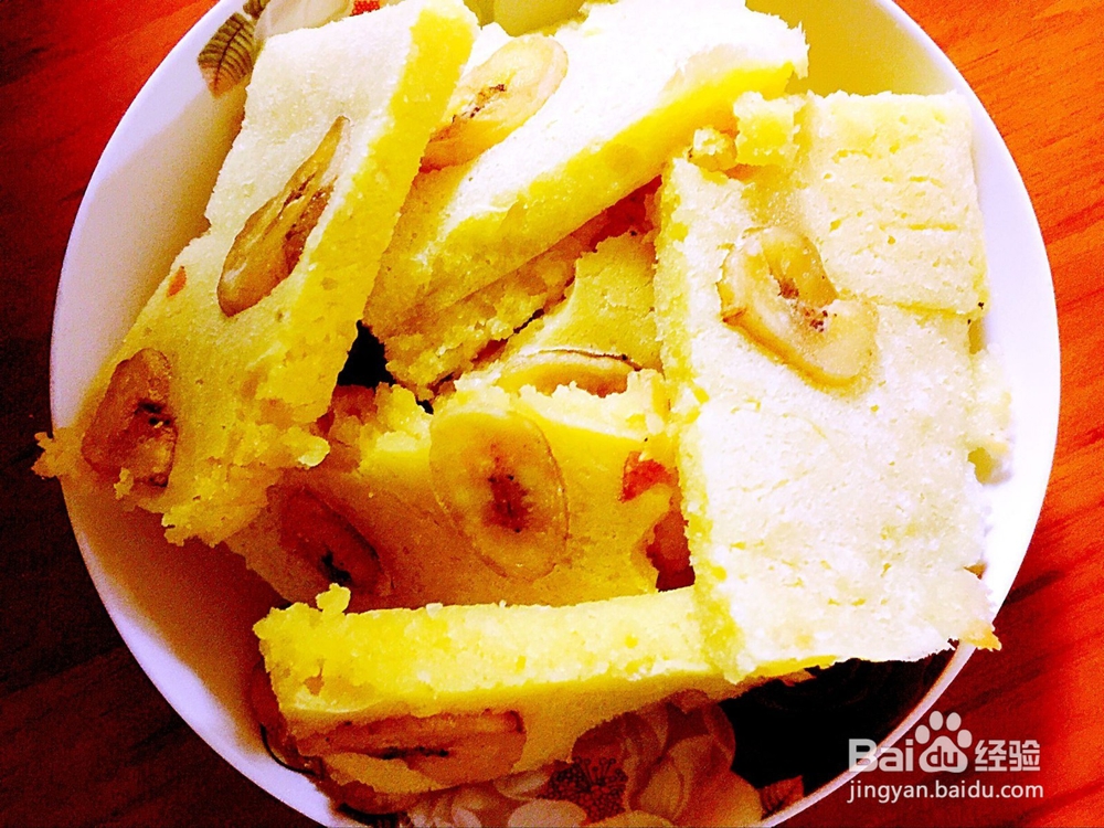 美味香蕉薄片蛋糕的做法