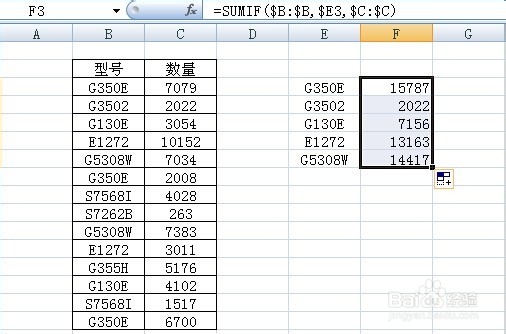 怎样使用EXCEL中的sumif 函数