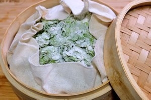 蒸榆钱的制作方法