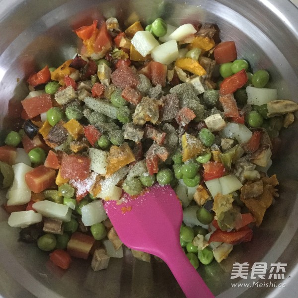 意式蔬菜面包卷