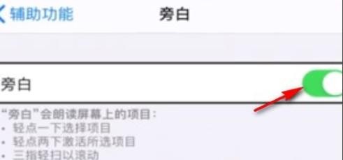 苹果x怎么强制取消旁白