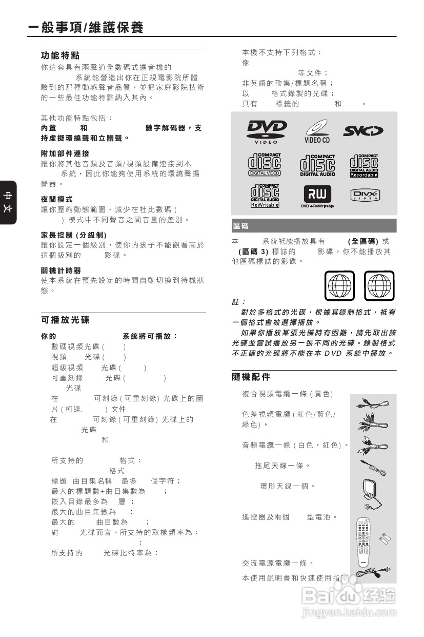 PHILIPS FWD190音响使用说明书:[1]