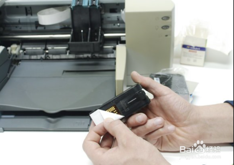 佳能3080打印机怎么换墨盒