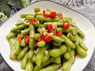 凉拌毛豆怎么做?