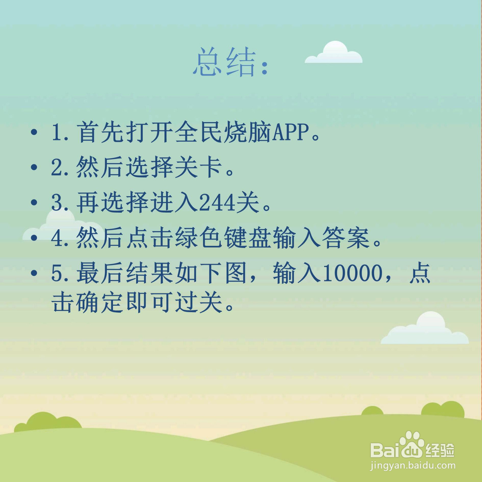 全民烧脑244关朱元璋多少岁怎么过关