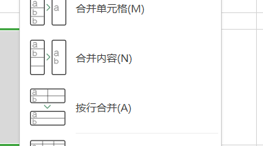 在WPS表格文档中如何合并单元格内容