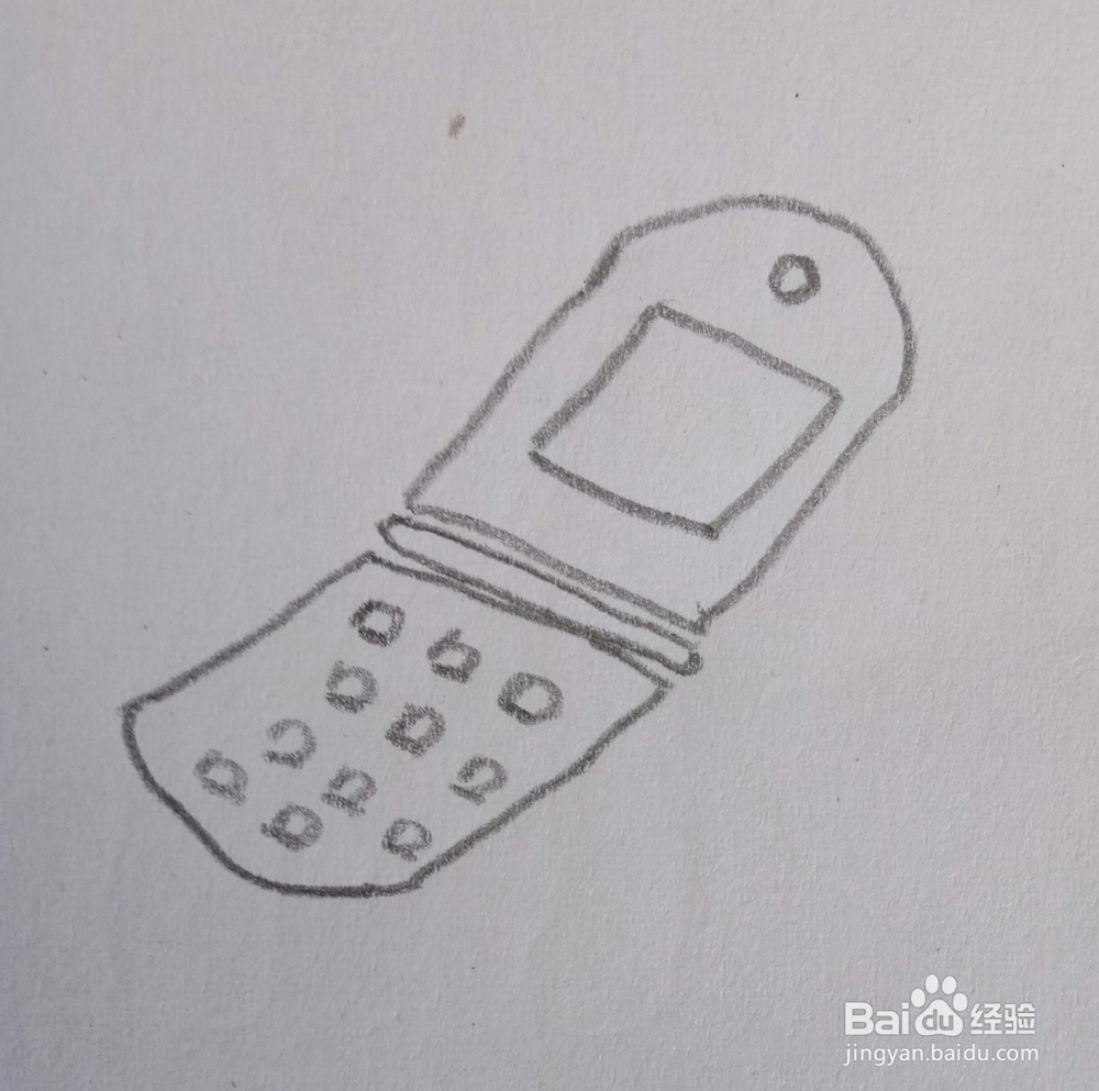 简笔画手机画法二