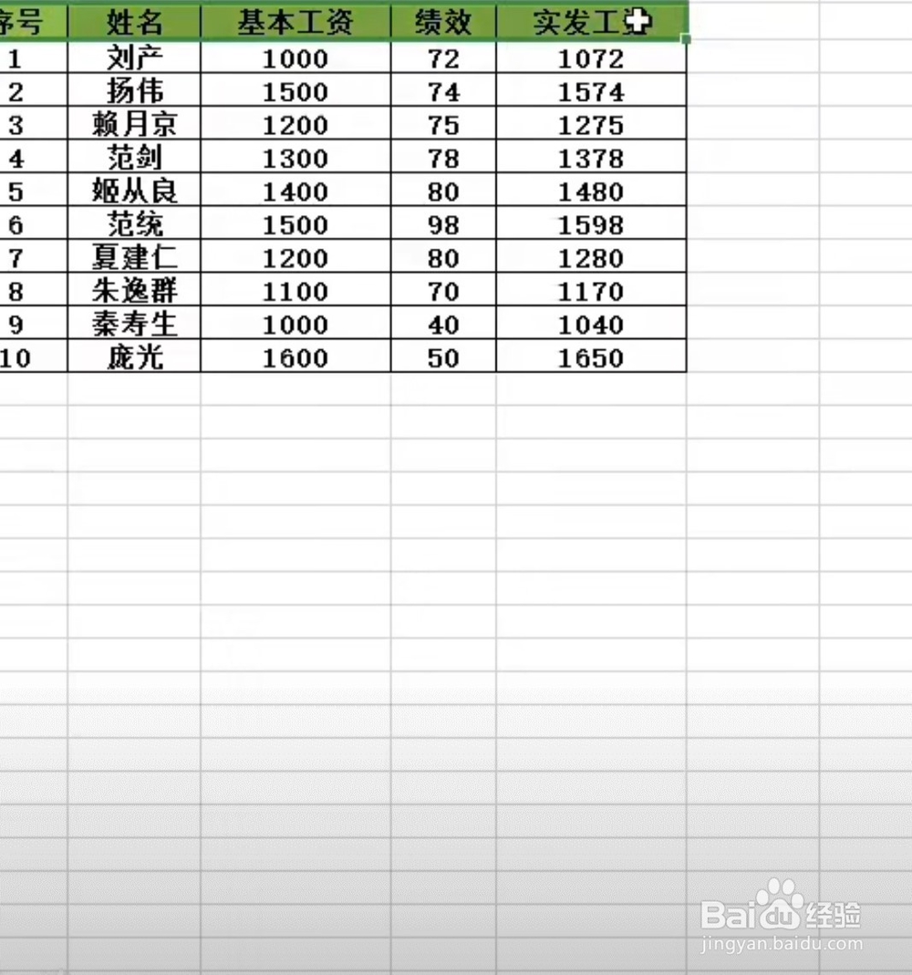 如何利用excel快速制作工资条？