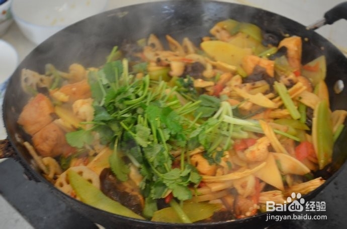 乱炒素菜锅下饭