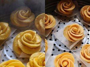 黄玫瑰馒头怎么做