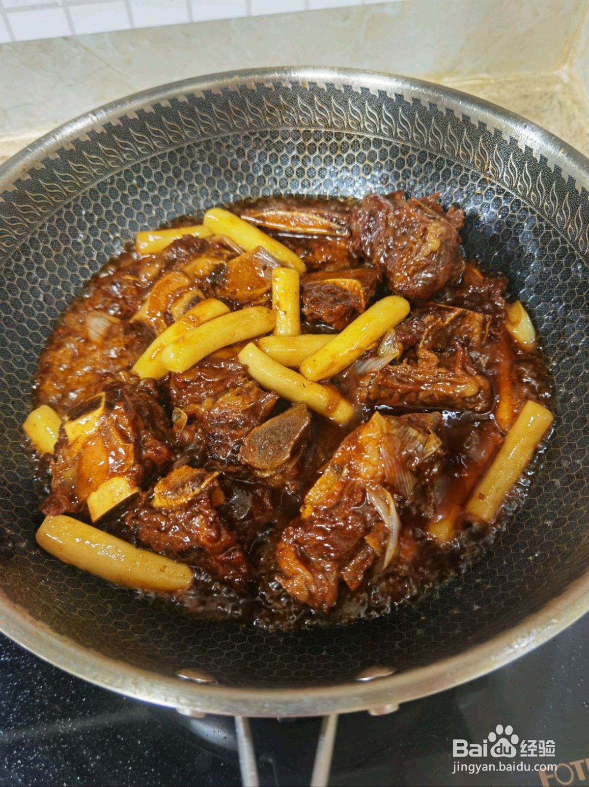 牛排骨烧年糕的做法