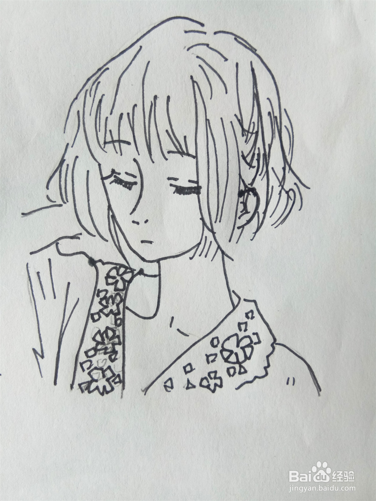 小清新复古文艺简笔画