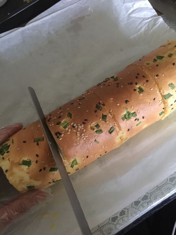 葱香肉松蛋糕卷