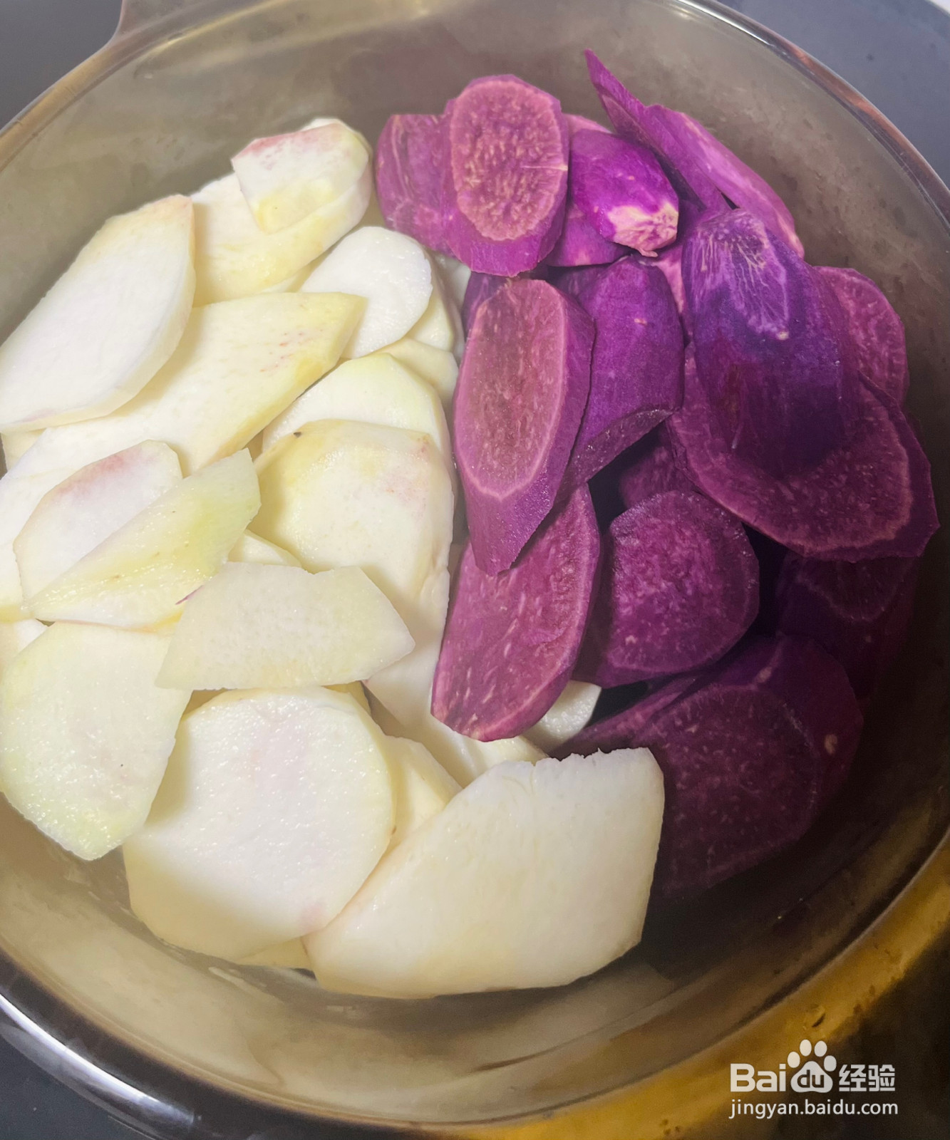 芋泥紫薯烤蛋奶的做法