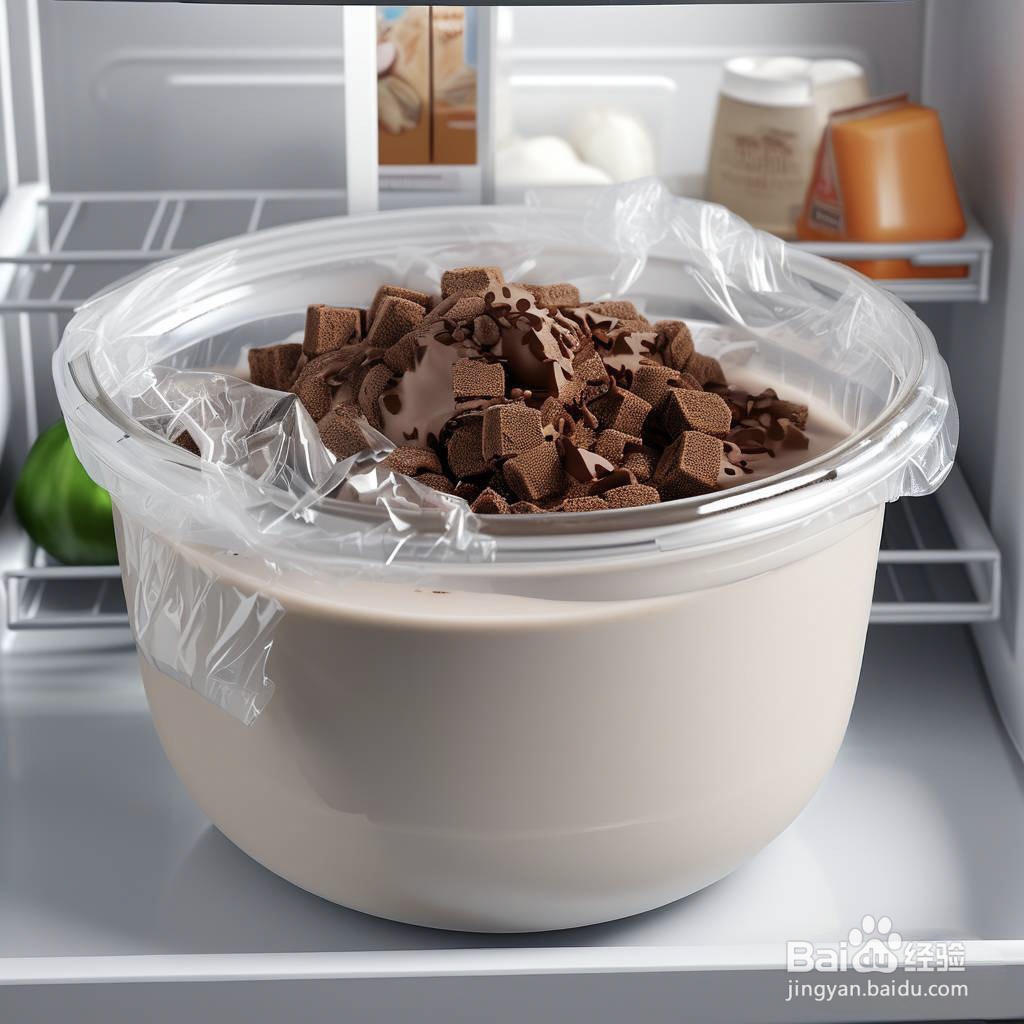 巧克力脆皮冰奶的做法