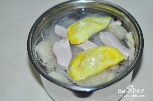 三鲜蛋饺煲的做法