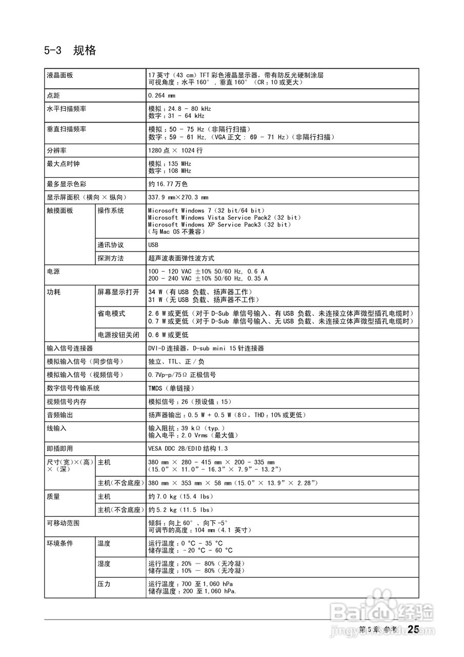 EIZO FlexScan T1721触摸屏彩色液晶显示器用户手册:[3]