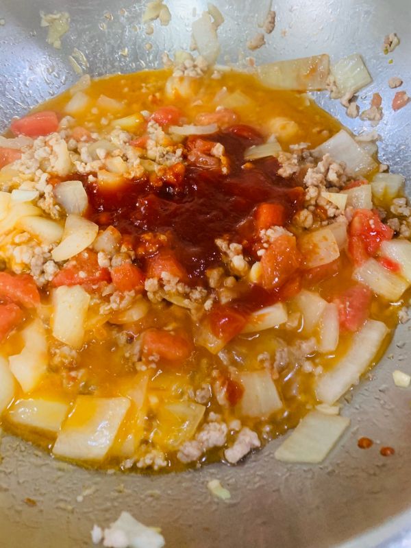 虾仁肉酱意大利面