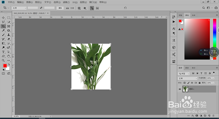 ps中怎样把倾斜的照片调正