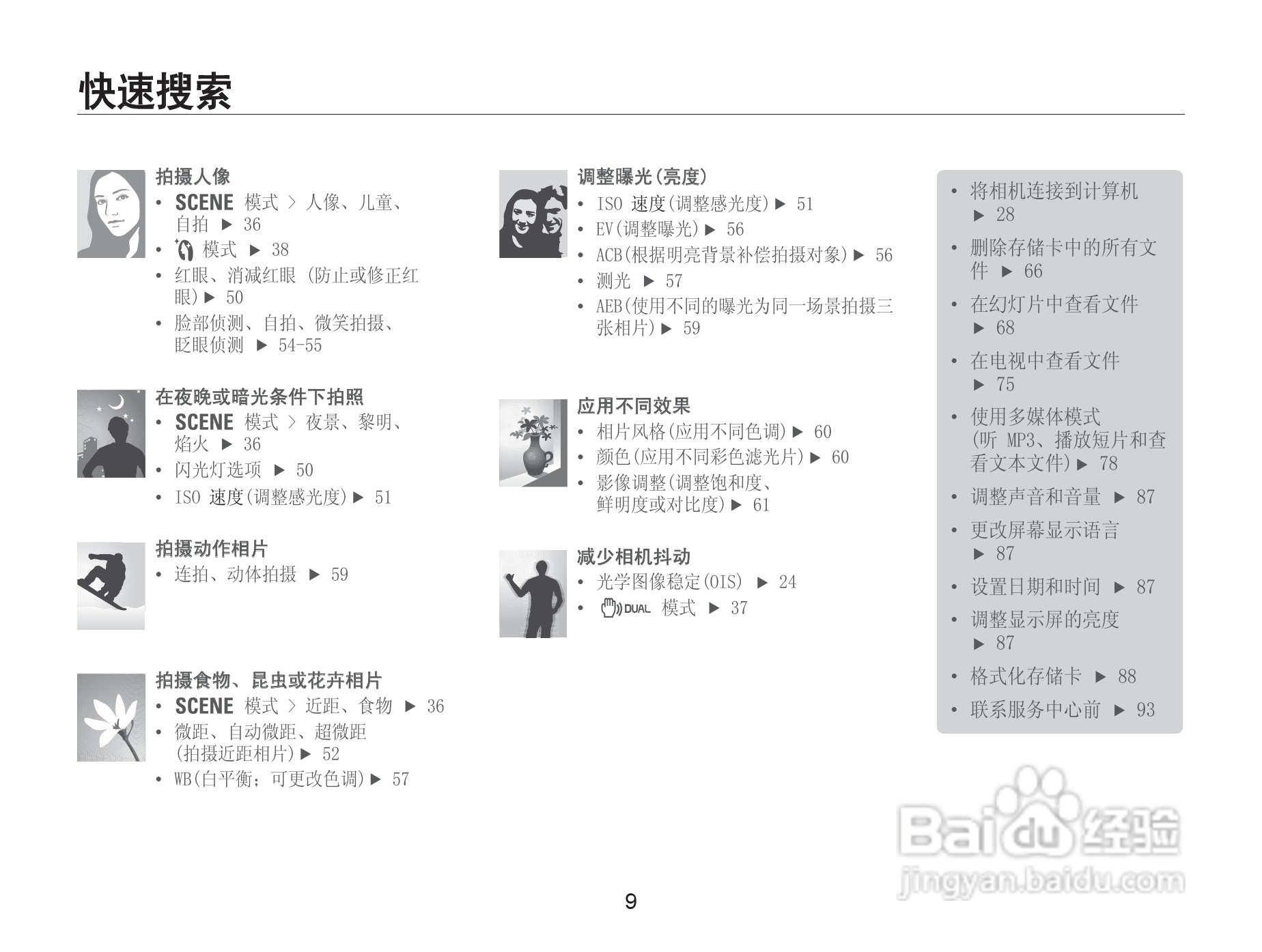 三星NV9数码相机使用说明书:[1]