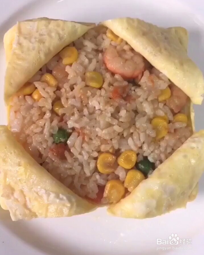 简单的蛋包饭,好吃又好看。