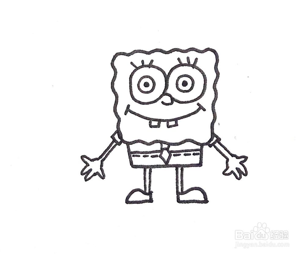 海绵宝宝简笔画