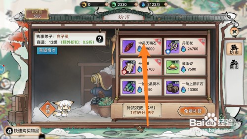 最强祖师中品天精石是如何才能购买的