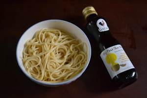 养生食补奶香南瓜火腿意面的做法
