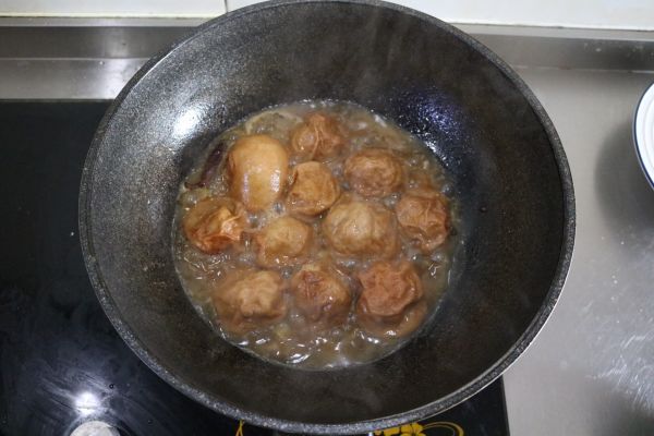 红烧油面筋塞肉