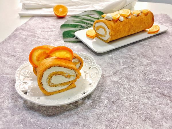 香橙奶油蛋糕卷