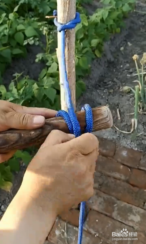 如何打拖拉重物时使用的绳结？