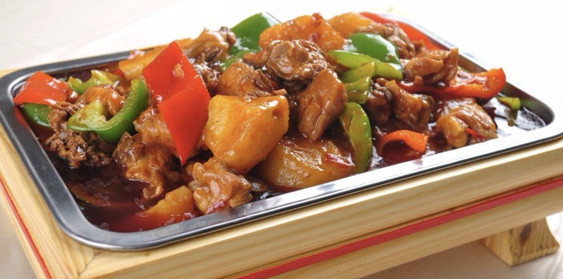 老狼大盘鸡的做法